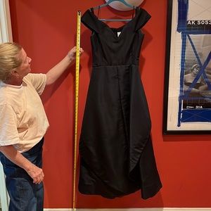 Scassi black gown vintage 1986 costume dress black tie Size 6